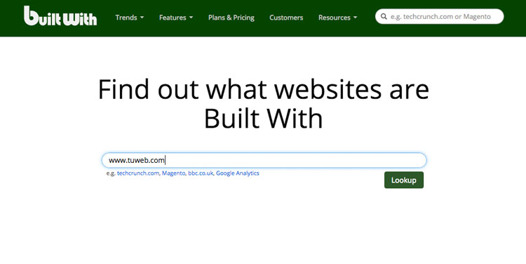 cómo saber qué CMS utiliza una web descubre builtwith
