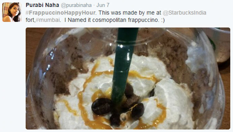 #frappuccinoHappyHour