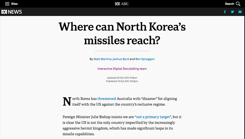 páginas web mejor diseñadas North Korea Missiles