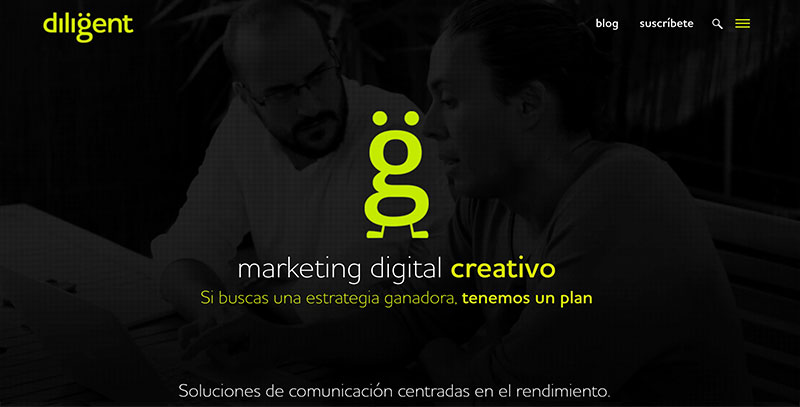 diligent desarrollo web en barcelona y marketing digital