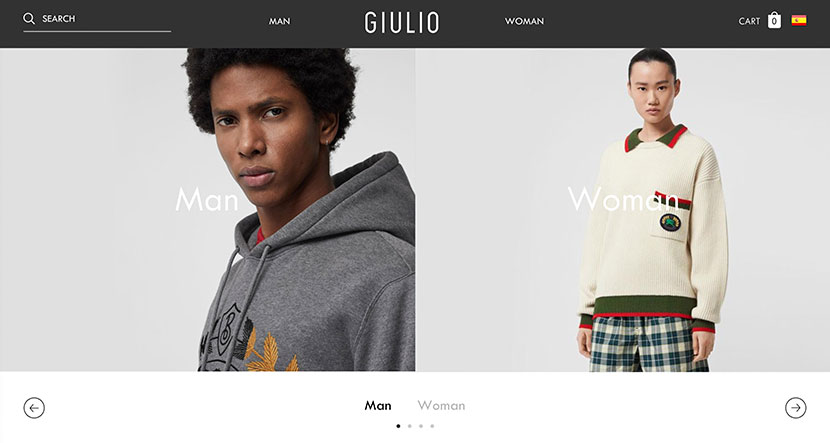 Las mejores tiendas online de noviembre Giulio