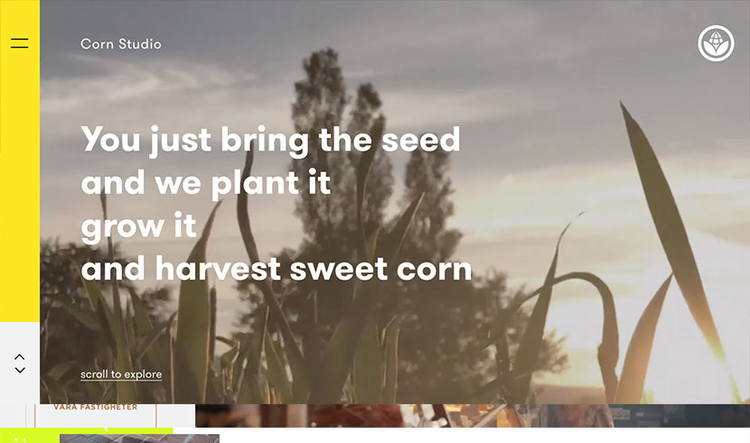 tendencias en diseño web de 2019 Corn