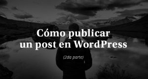 Aprender a publicar un post en WordPress