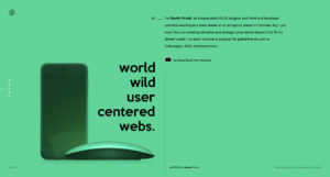 el uso del color verde en la web