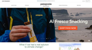 Mejores diseños en e-commerce Patagonia